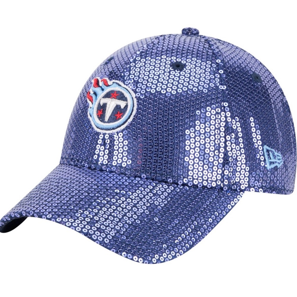 New Era Women's Purple Sequin Tennessee Titans Cap